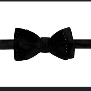 Eton Velvet Crystal Bow Tie